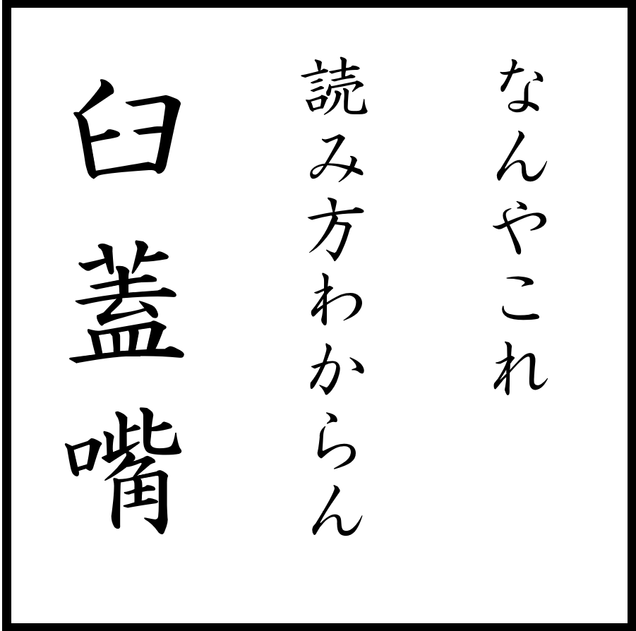 臼蓋嘴とは 読み方や部位について解説 白衣のドカタ